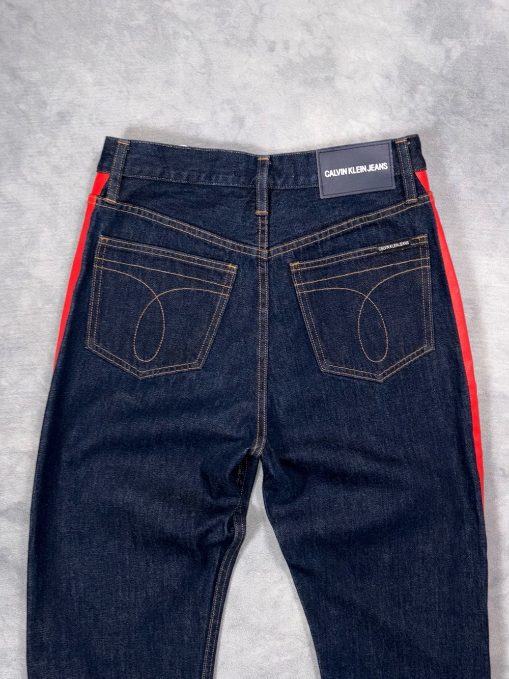 Raf Simons for Calvin Klein Jeans SS18 CKJ 030 High Rise Straight Striped Jeans - Picture 10 of 16